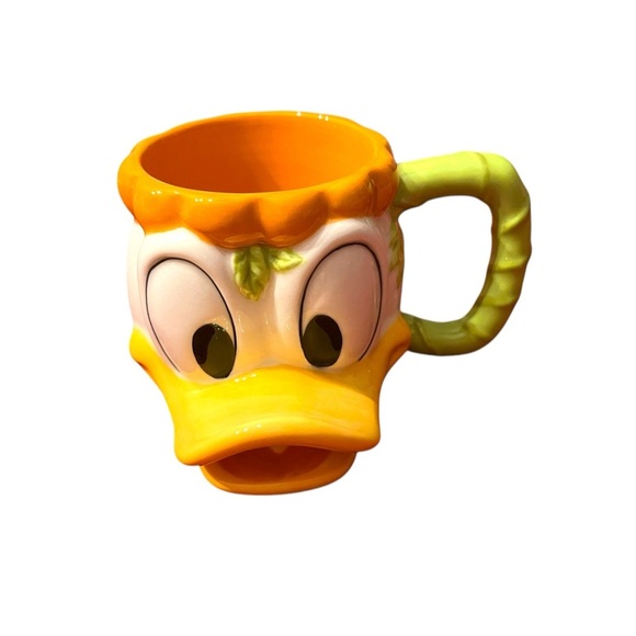Disney Parks Donald Duck Halloween Pumpkin Jack O Lantern Mini Mug Cup - Picture 2 of 8